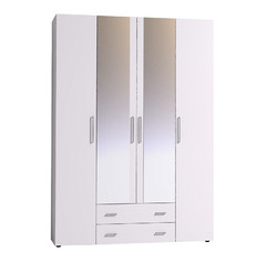Шкаф для одежды и белья Монако 555, белый