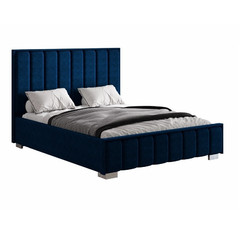 Кровать с подъемным механизмом Мирабель 120х200, синий