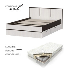 Кровать Карелия 140х200 с матрасом BFA в комплекте