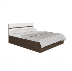 Кровать Ненси 160х200, венге/белый глянец
