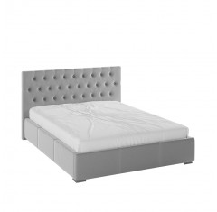 Кровать с подъёмным механизмом Октавия 160х200, Светло - серый